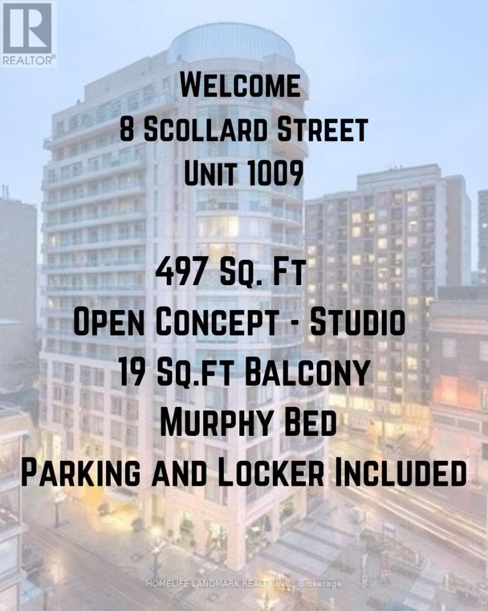 Apartment – 1009 - 8 SCOLLARD STREET, Toronto – photo 1